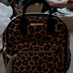 Brand new small leopard backpack